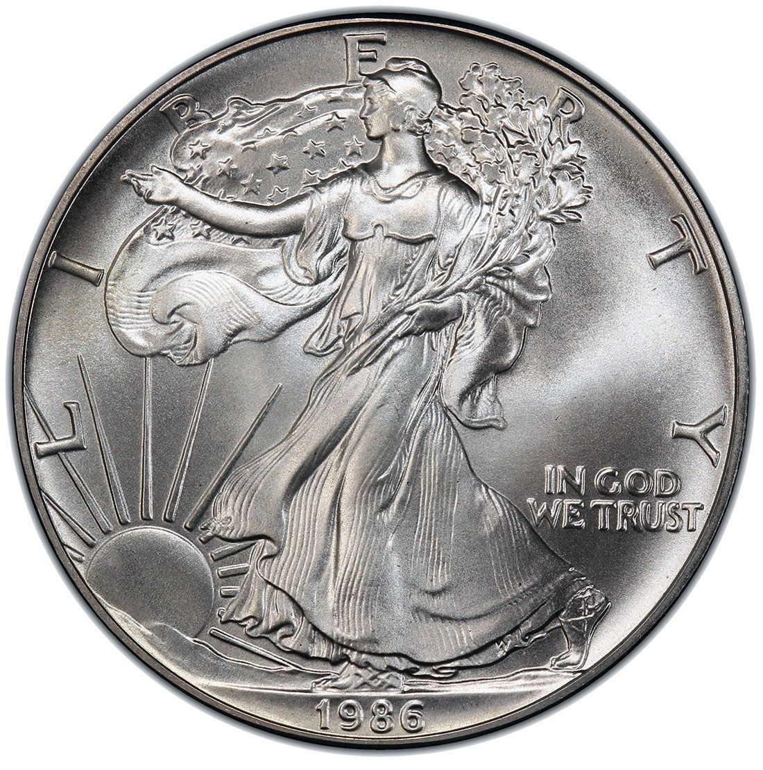 1986\u0020American\u0020Silver\u0020Eagle\u0020Coin