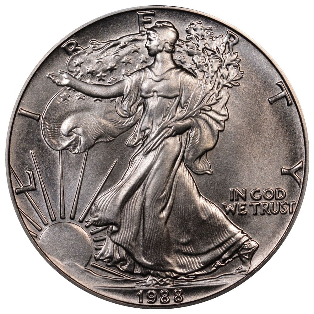 1988\u0020American\u0020Silver\u0020Eagle\u0020Coin