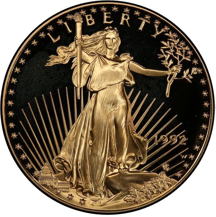1992\u00201\u0020oz\u0020American\u0020Gold\u0020Eagle\u0020Proof\u0020Coin