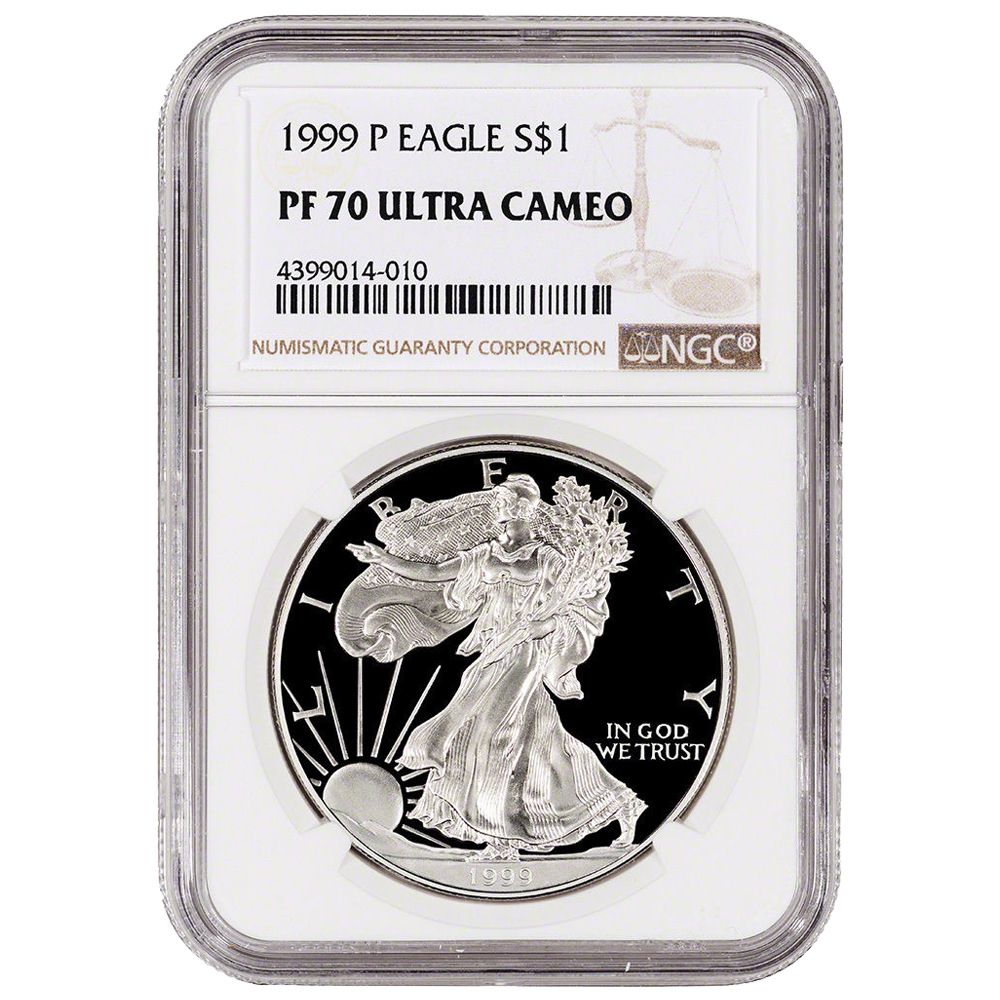 1999\u002DP\u0020NGC\u0020PF\u002D70\u0020Proof\u0020American\u0020Silver\u0020Eagle\u0020Coin
