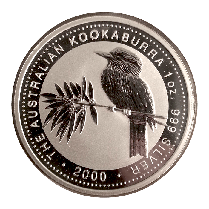 2000\u00201\u0020oz\u0020Australian\u0020Kookaburra\u0020Silver\u0020Coin