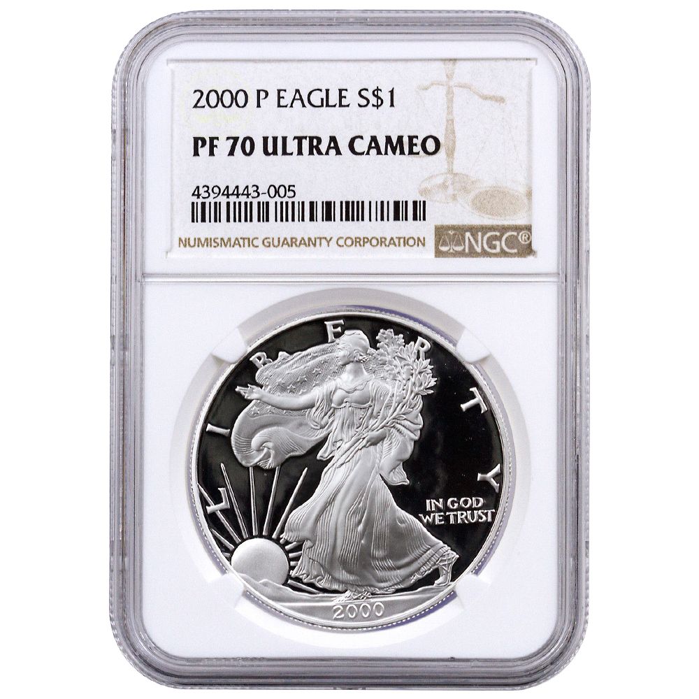 2000\u002DP\u0020NGC\u0020PF\u002D70\u0020Proof\u0020American\u0020Silver\u0020Eagle\u0020Coin