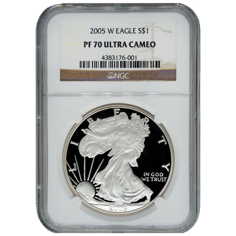 2005\u002DW\u0020NGC\u0020PF\u002D70\u0020Proof\u0020American\u0020Silver\u0020Eagle\u0020Coin
