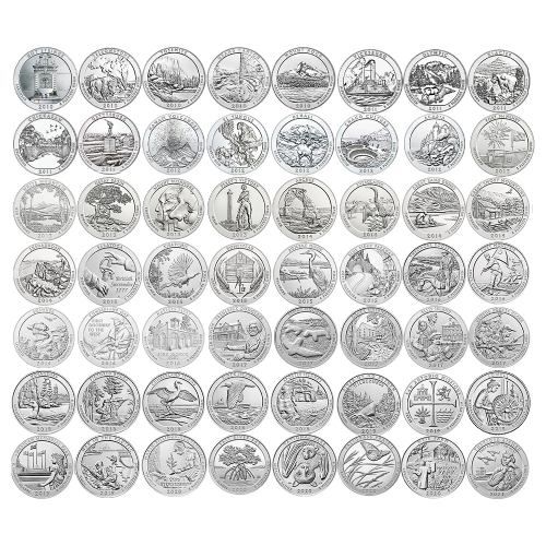 2010\u002D2021\u0020America\u0020the\u0020Beautiful\u002056\u0020Burnished\u0020Silver\u0020Coin\u0020Set