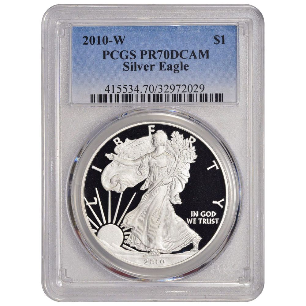 2010\u002DW\u0020PCGS\u0020PR\u002D70\u0020American\u0020Silver\u0020Eagle\u0020Proof\u0020Coin