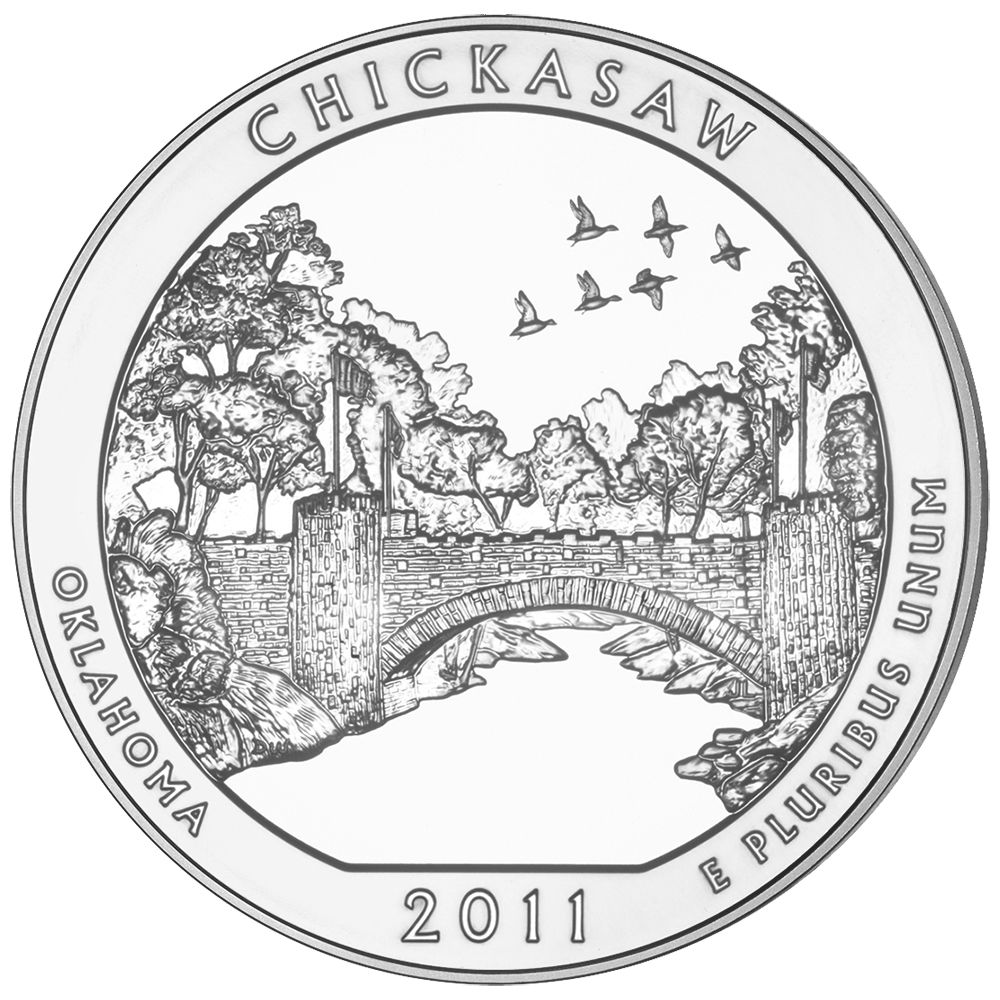 2011\u0020Chickasaw\u00205\u0020oz\u0020Burnished\u0020Silver\u0020Coin\u0020\u002D\u0020America\u0020The\u0020Beautiful