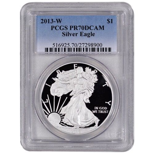 2013\u002DW\u0020PCGS\u0020PR\u002D70\u0020American\u0020Silver\u0020Eagle\u0020Proof\u0020Coin