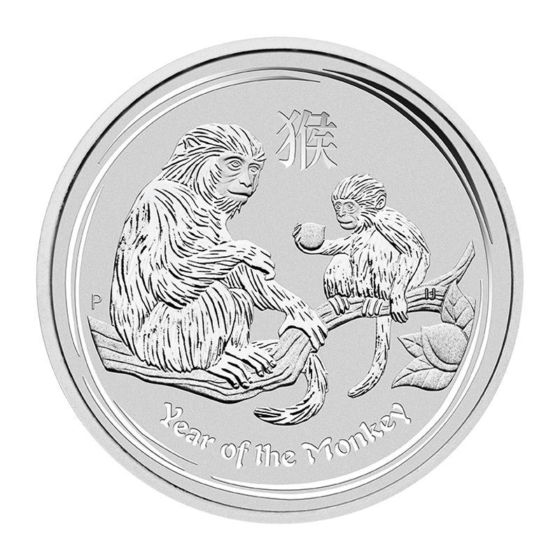 2016\u00201\u002F2\u0020oz\u0020Australian\u0020Lunar\u0020Series\u0020Monkey\u0020Silver\u0020Coin