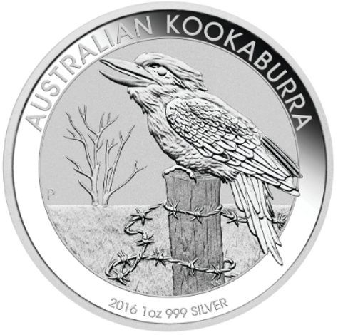 2016\u00201\u0020oz\u0020Australian\u0020Kookaburra\u0020Silver\u0020Coin