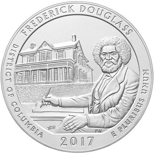 2017\u0020Frederick\u0020Douglass\u00205\u0020oz\u0020Burnished\u0020Silver\u0020Coin\u0020\u002D\u0020America\u0020The\u0020Beautiful