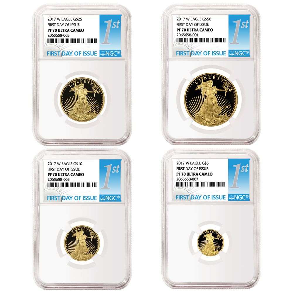 2017\u002DW\u0020Proof\u0020Gold\u0020American\u0020Eagle\u0020NGC\u0020First\u0020Day\u0020Of\u0020Issue\u0020PF\u002D70\u0020Ultra\u0020Cameo\u00204\u002DCoin\u0020Set