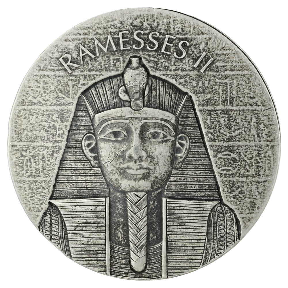 2017\u0020Republic\u0020of\u0020Chad\u0020Pharaoh\u0020Ramesses\u00202\u0020oz\u0020Silver\u0020Coin\u0020\u002D\u0020Egyptian\u0020Relic\u0020Series