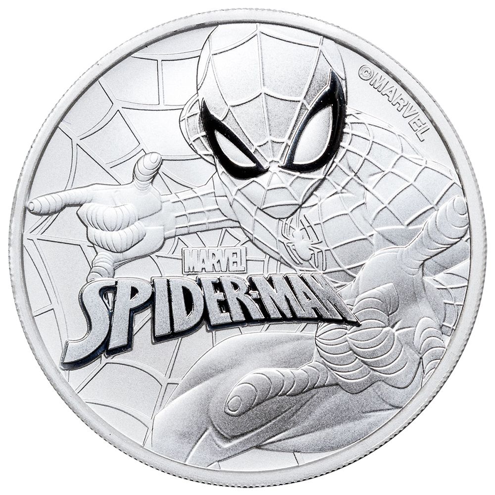 2017\u0020Tuvalu\u0020Spider\u002DMan\u0020Silver\u00201\u0020oz\u0020Coin