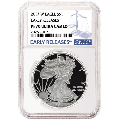2017\u002DW\u0020Silver\u0020Eagle\u0020Proof\u0020\u002D\u0020PF\u002D70\u0020NGC\u0020Early\u0020Releases