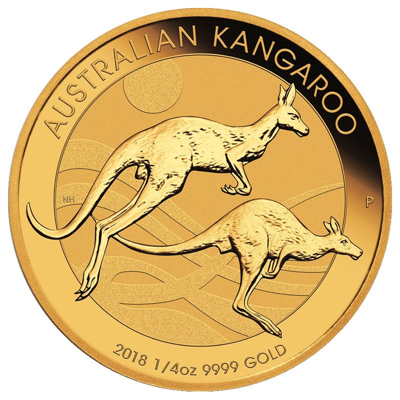 2018\u0020Perth\u0020Mint\u0020Gold\u0020Kangaroo\u0020Coin\u00201\u002F4\u0020oz