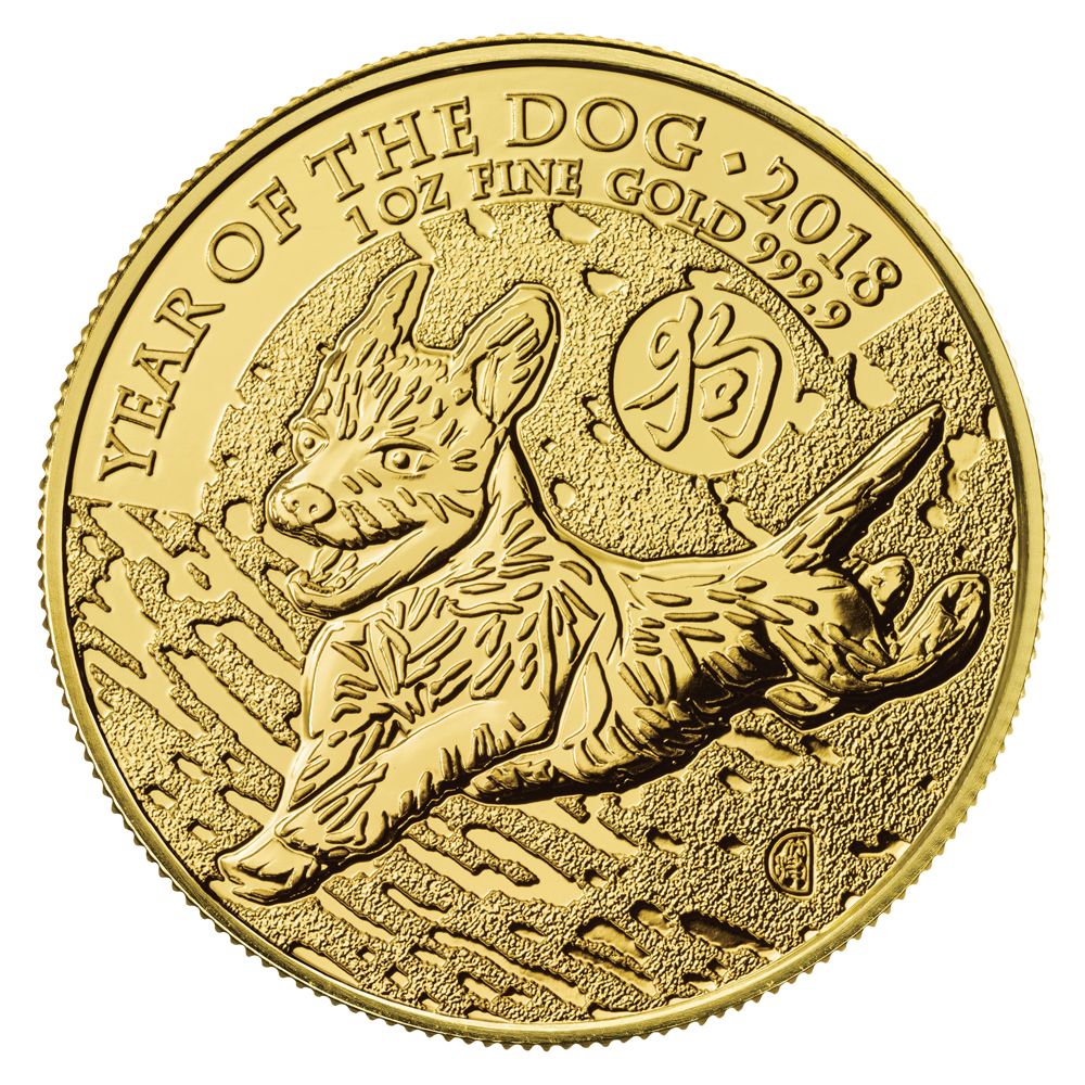 2018\u0020British\u0020Year\u0020of\u0020the\u0020Dog\u0020Gold\u0020Coin\u00201\u0020oz