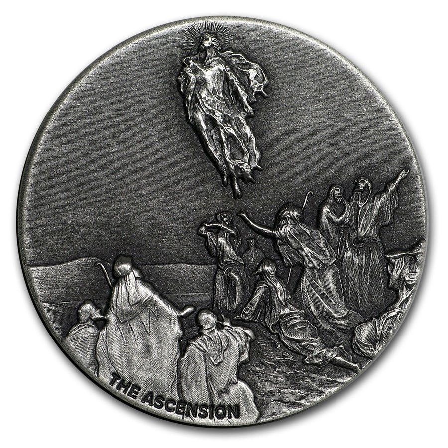 2018\u00202\u0020oz\u0020Ascension\u0020of\u0020Christ\u0020Biblical\u0020Silver\u0020Coin\u0020Series