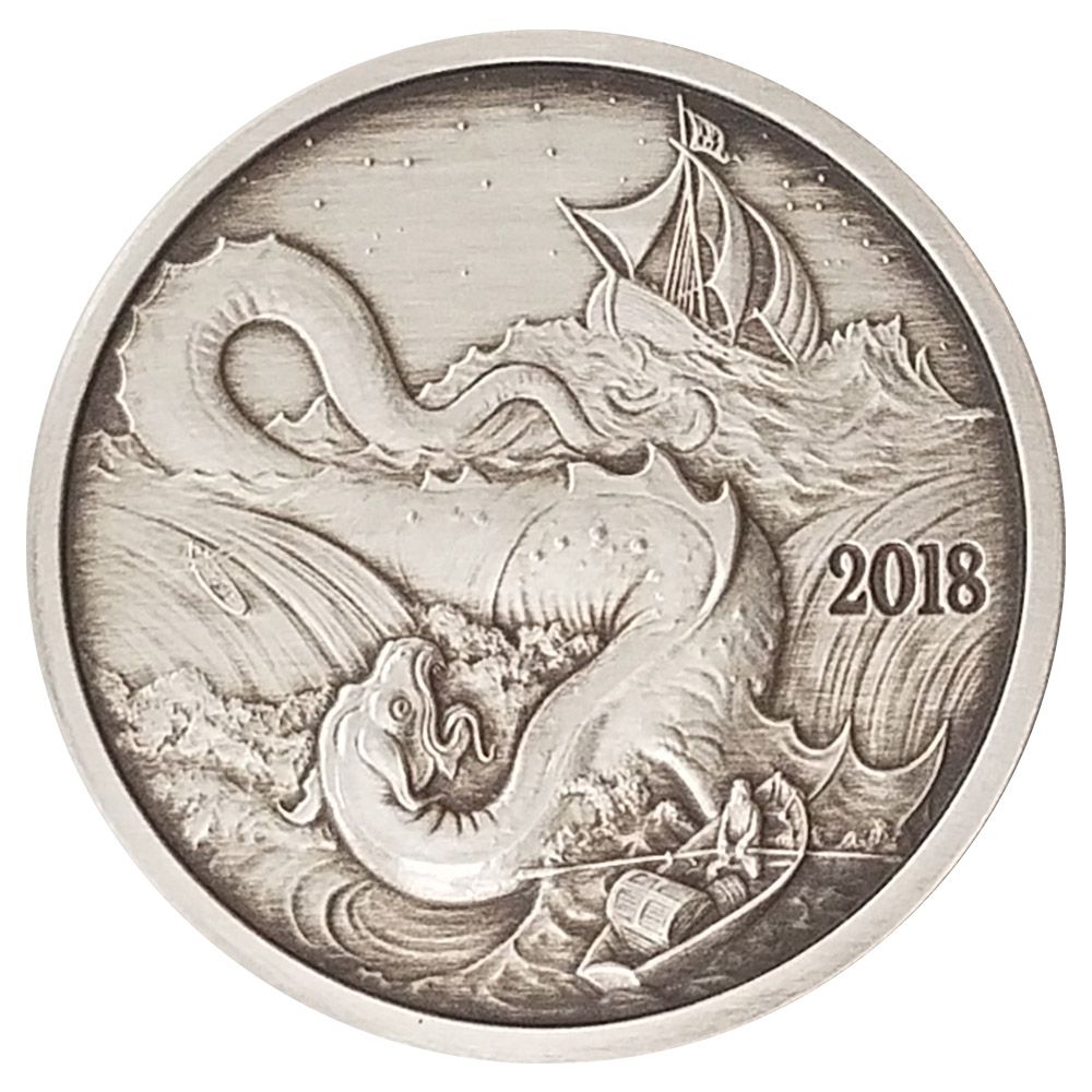 Silverbug\u0020Island\u0020Leviathan\u00201\u0020oz\u0020Silver\u0020Proof\u0020Antiqued\u0020Finish