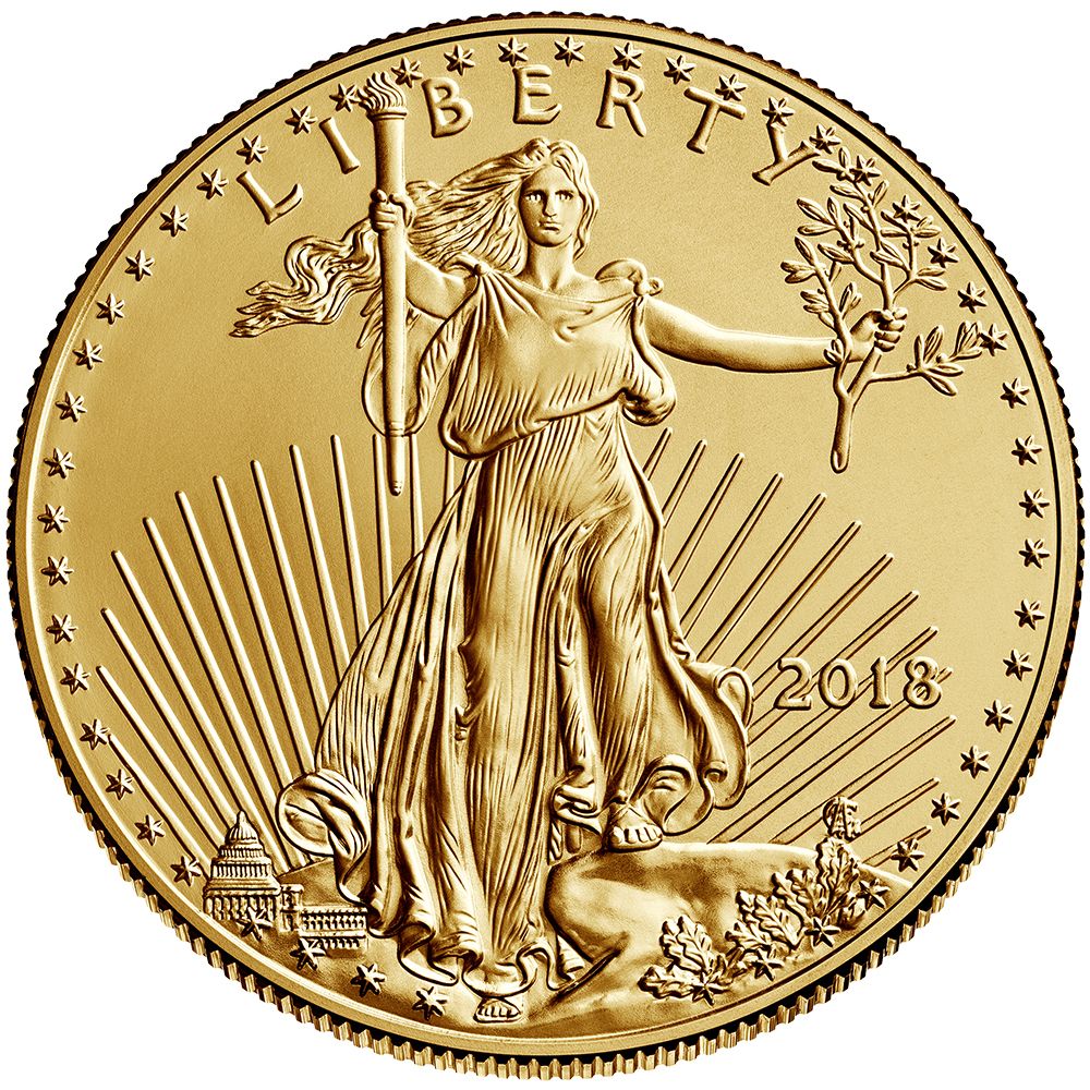 2018\u00201\u0020oz\u0020Gold\u0020American\u0020Eagle\u0020Coin\u0020BU