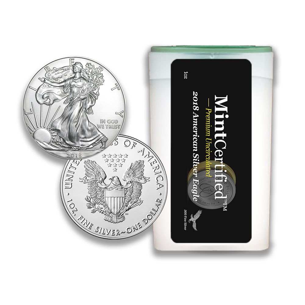 2018\u0020American\u0020Silver\u0020Eagle\u0020Roll\u0020\u007C\u0020MintCertified\u2122