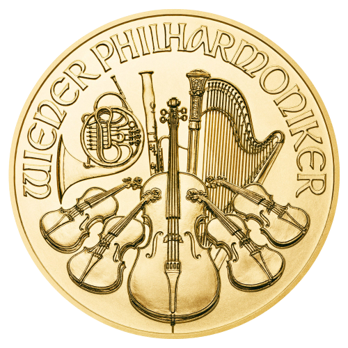 2017\u00201\u0020oz\u0020Gold\u0020Austrian\u0020Philharmonic\u0020Coin\u0020BU
