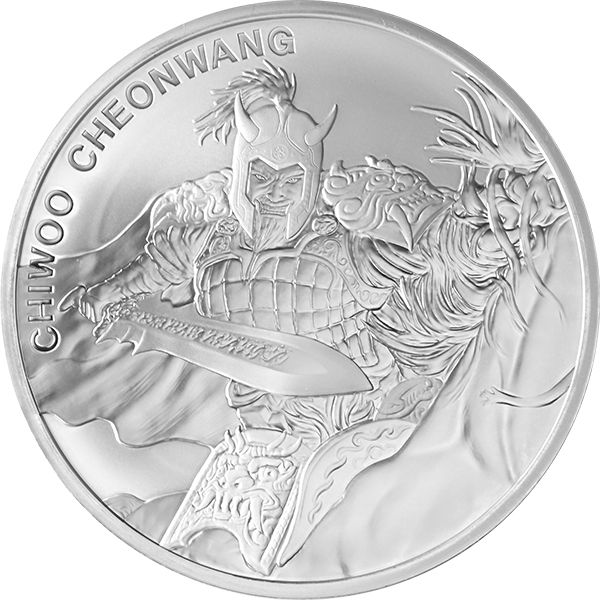 2018\u0020South\u0020Korean\u0020Chiwoo\u0020Silver\u0020Coin\u00201\u0020oz