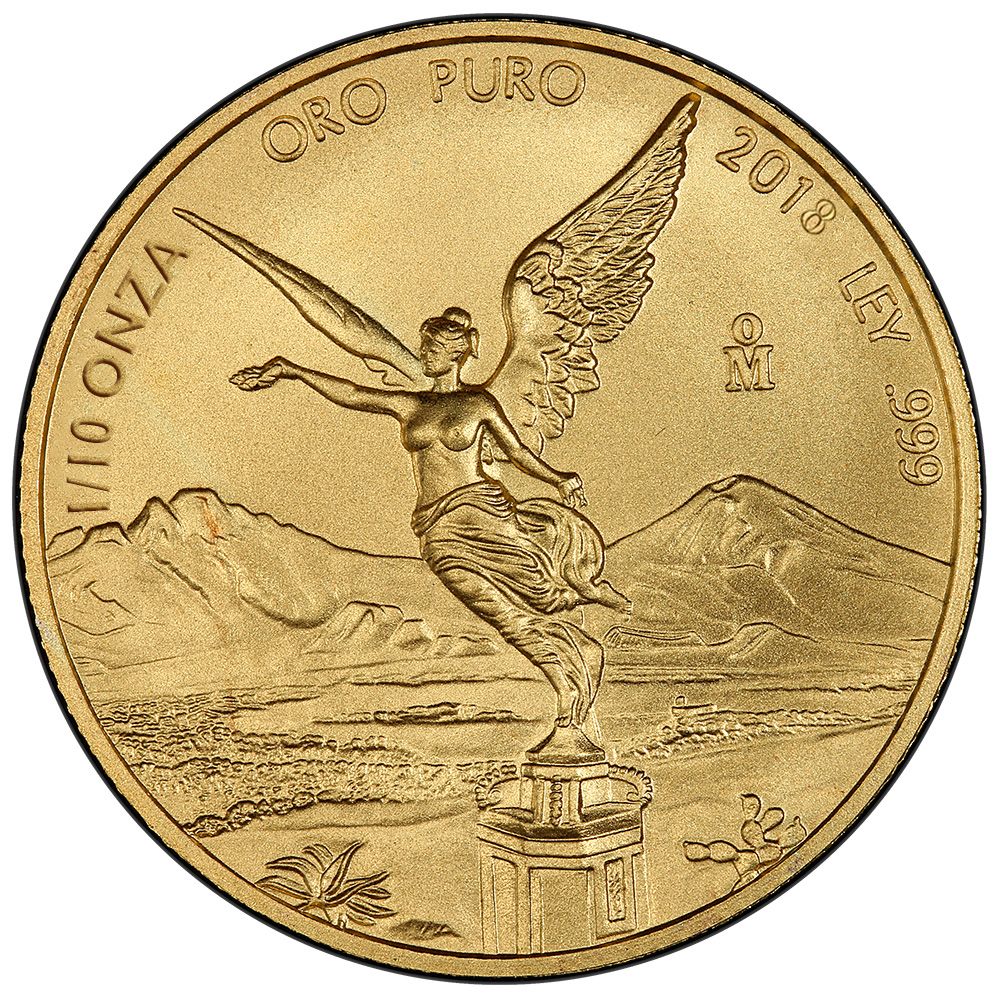 2018\u0020Mexican\u0020Gold\u0020Libertad\u0020Coin\u00201\u002F10\u0020oz