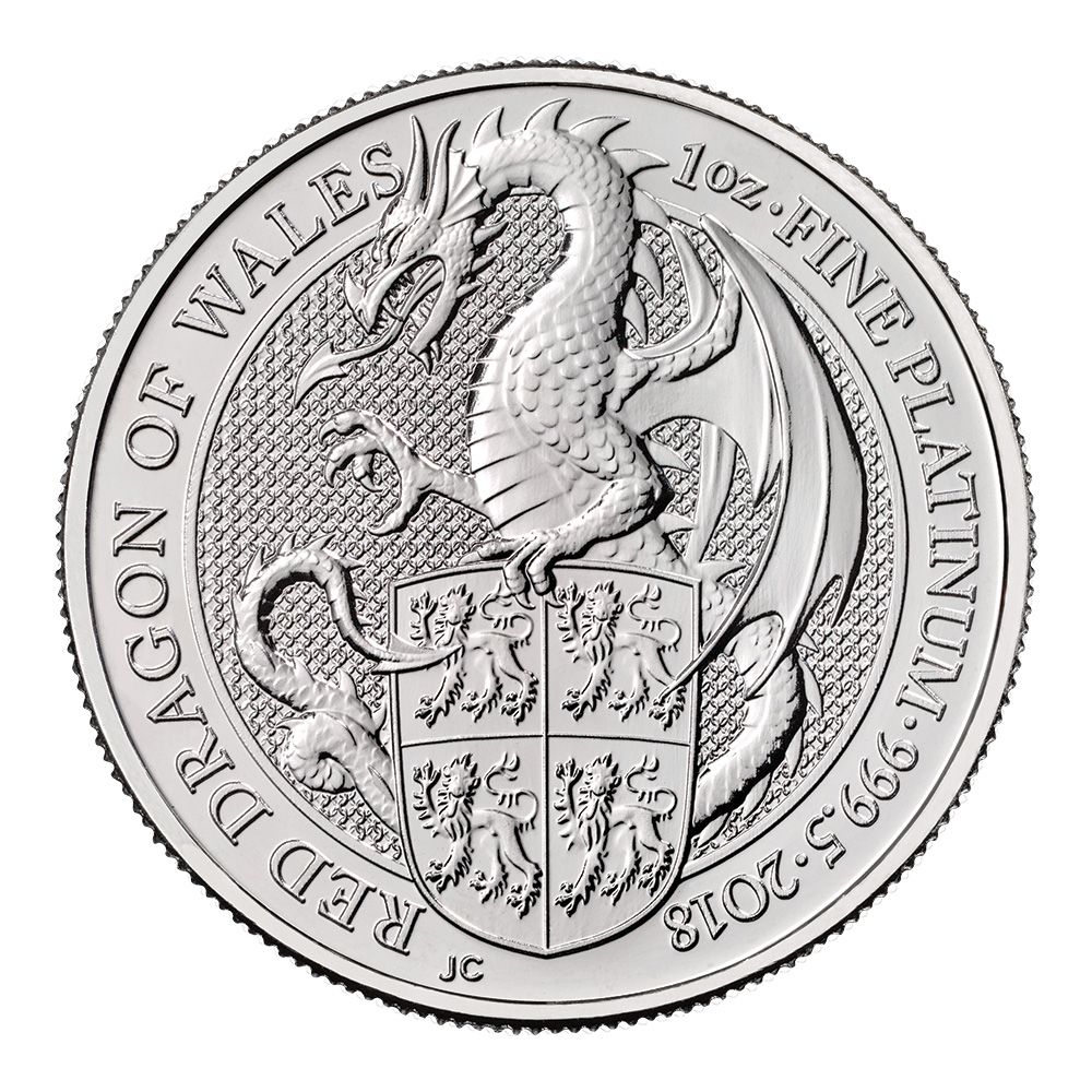 2018\u00201\u0020oz\u0020Queen\u0027s\u0020Beast\u0020Dragon\u0020of\u0020Wales\u0020Platinum\u0020Coin