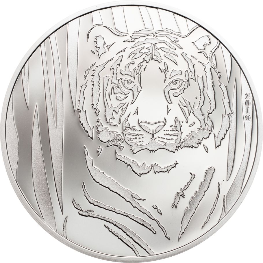 2019\u00201\u002F2\u0020oz\u0020Mongolia\u0020Hidden\u0020Tiger\u0020Silver\u0020Coin
