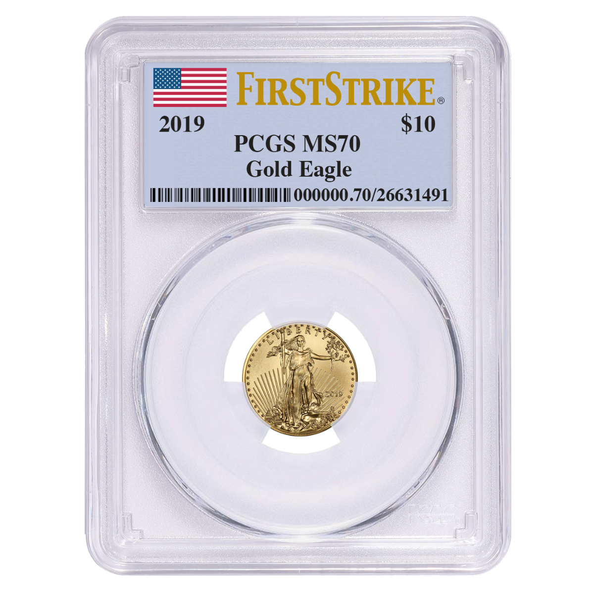 2019\u00201\u002F4\u0020oz\u0020PCGS\u0020MS\u002D70\u0020First\u0020Strike\u0020Gold\u0020American\u0020Eagle