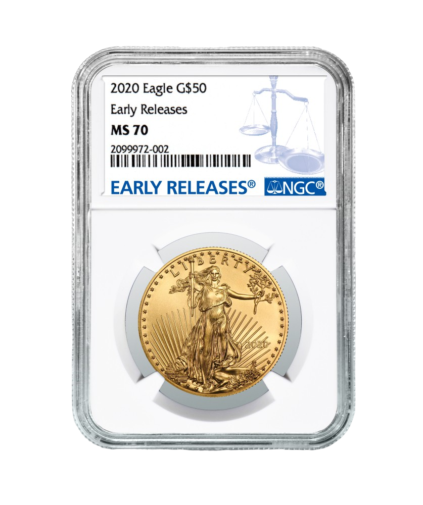 2020\u00201\u0020oz\u0020NGC\u0020MS\u002D70\u0020ER\u0020American\u0020Gold\u0020Eagle\u0020Coin
