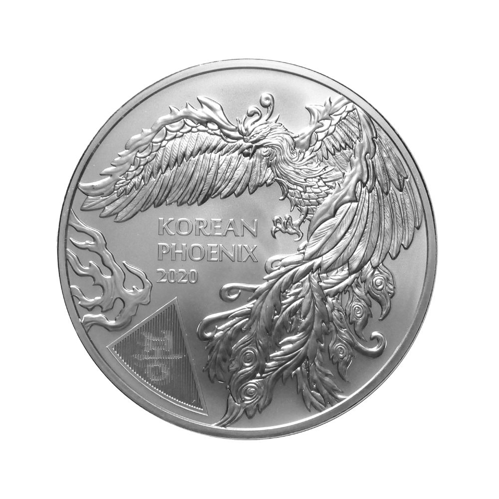2020\u00201\u0020oz\u0020South\u0020Korean\u0020Phoenix\u0020Silver\u0020Coin