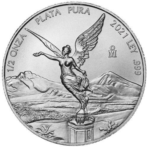 2021\u00201\u002F2\u0020oz\u0020Mexican\u0020Libertad\u0020Silver\u0020Coin