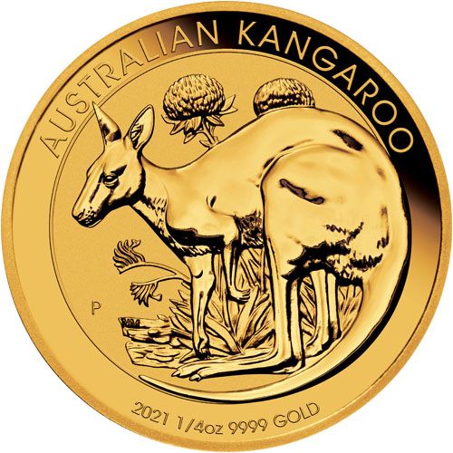 2021\u00201\u002F4\u0020oz\u0020Australian\u0020Gold\u0020Kangaroo\u0020Coin\u0020BU