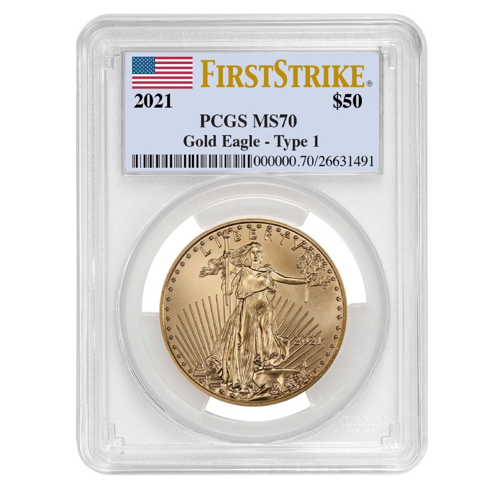 2021\u00201\u0020oz\u0020PCGS\u0020MS\u002D70\u0020FS\u0020American\u0020Gold\u0020Eagle\u0020Coin