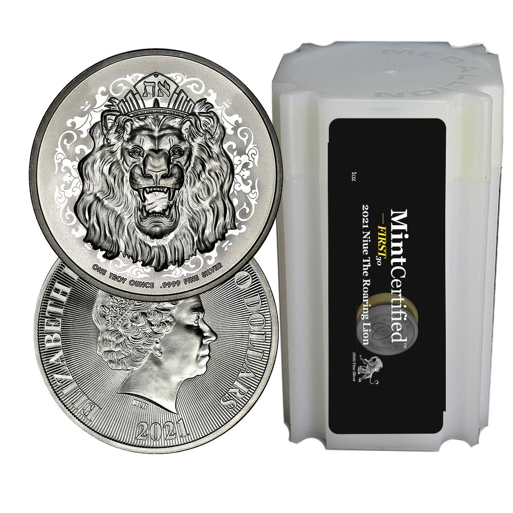 2021\u0020Roaring\u0020Lion\u0020Silver\u0020Coin\u0020Roll\u0020\u002D\u0020MintCertified\u2122\u0020FIRST30