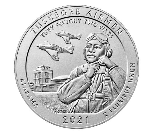2021\u0020Tuskegee\u0020Airmen\u0020National\u0020Historic\u0020Site\u00205\u0020oz\u0020Burnished\u0020Silver\u0020Coin\u0020\u002D\u0020America\u0020The\u0020Beautiful