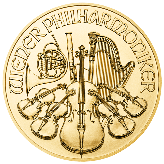 2022\u00201\u0020oz\u0020Austrian\u0020Gold\u0020Philharmonic\u0020Coin\u0020BU