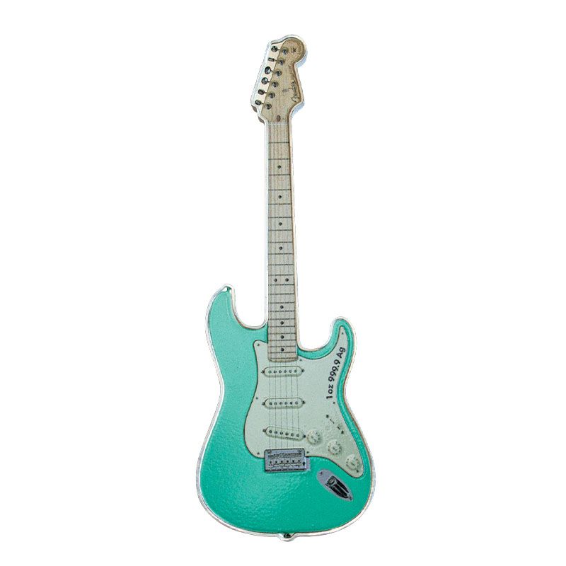 2022\u00201\u0020oz\u0020Fender\u0020Stratocaster\u0020Surf\u0020Green\u0020Silver\u0020Coin