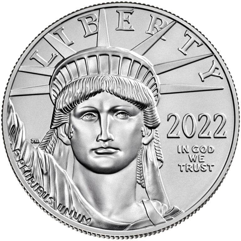 2022\u00201\u0020oz\u0020American\u0020Platinum\u0020Eagle\u0020Coin\u0020BU