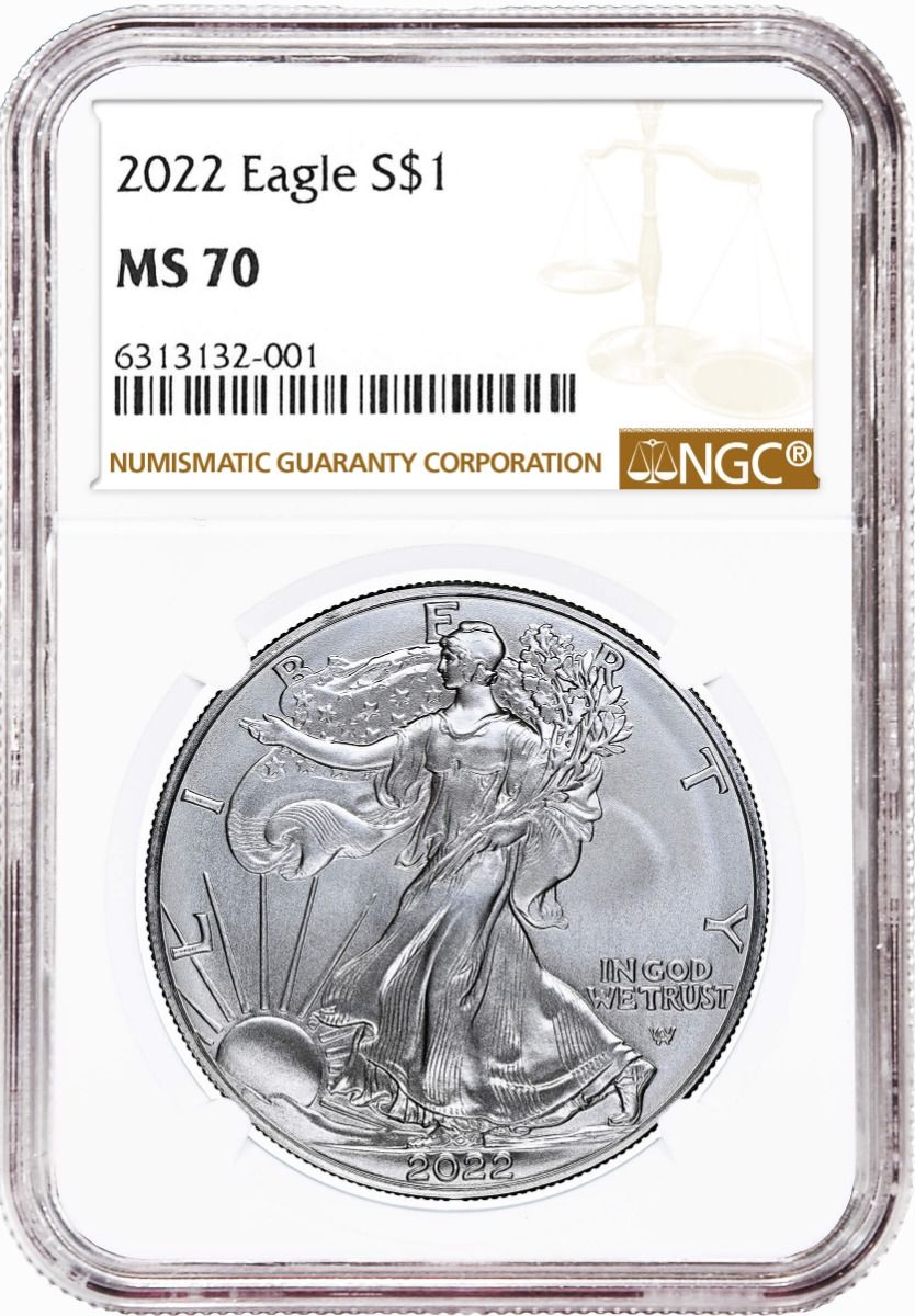 2022\u0020NGC\u0020MS\u002D70\u0020American\u0020Silver\u0020Eagle\u0020Coin