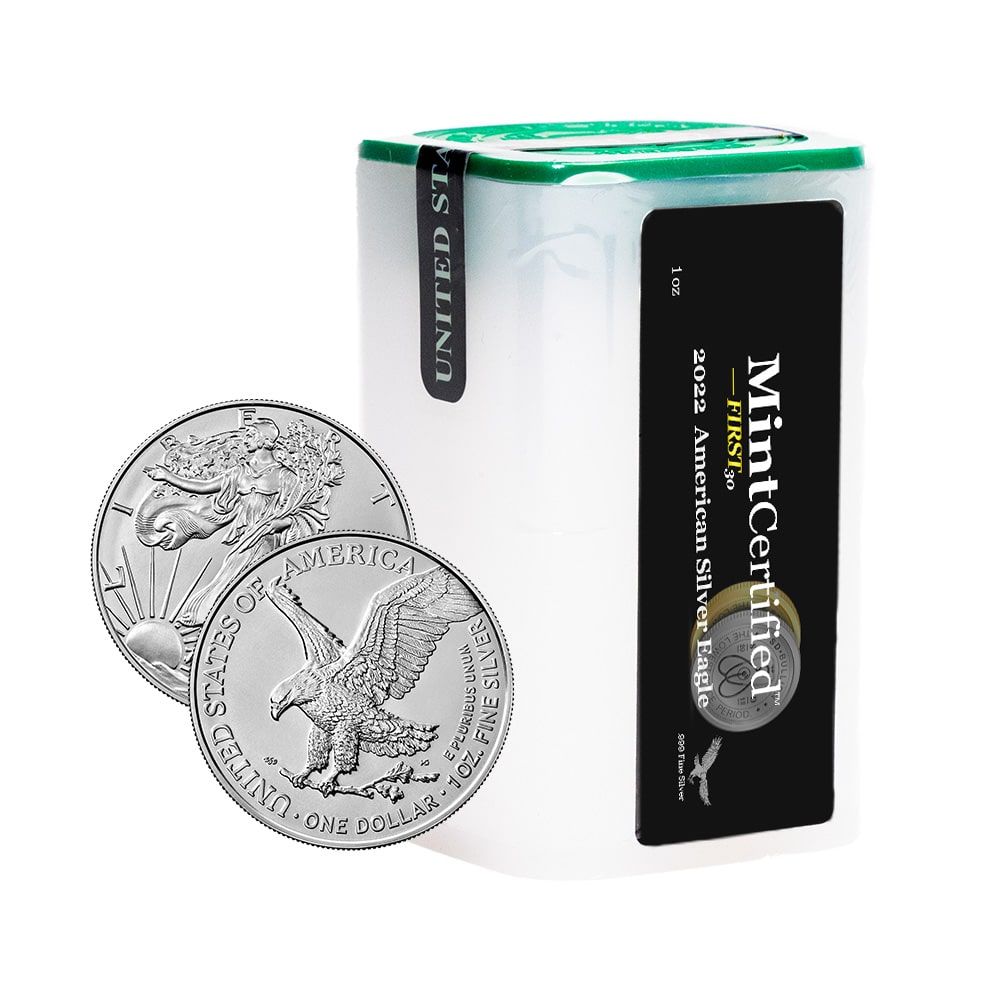 2022\u0020American\u0020Silver\u0020Eagle\u0020Roll\u0020\u002D\u0020MintCertified\u2122\u0020FIRST30