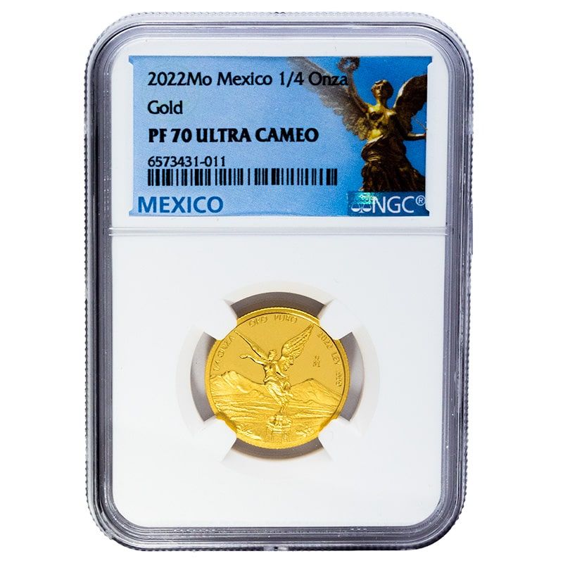 2022\u00201\u002F4\u0020oz\u0020NGC\u0020PF\u002D70\u0020Mexican\u0020Gold\u0020Libertad\u0020Proof\u0020Coin