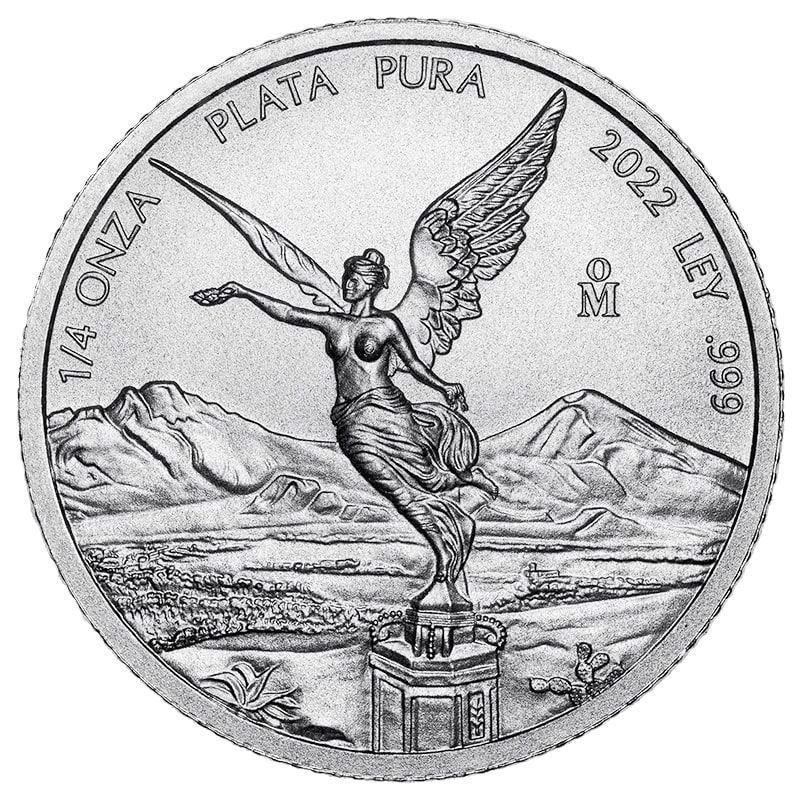 2022\u00201\u002F4\u0020oz\u0020Mexican\u0020Silver\u0020Libertad\u0020Coins