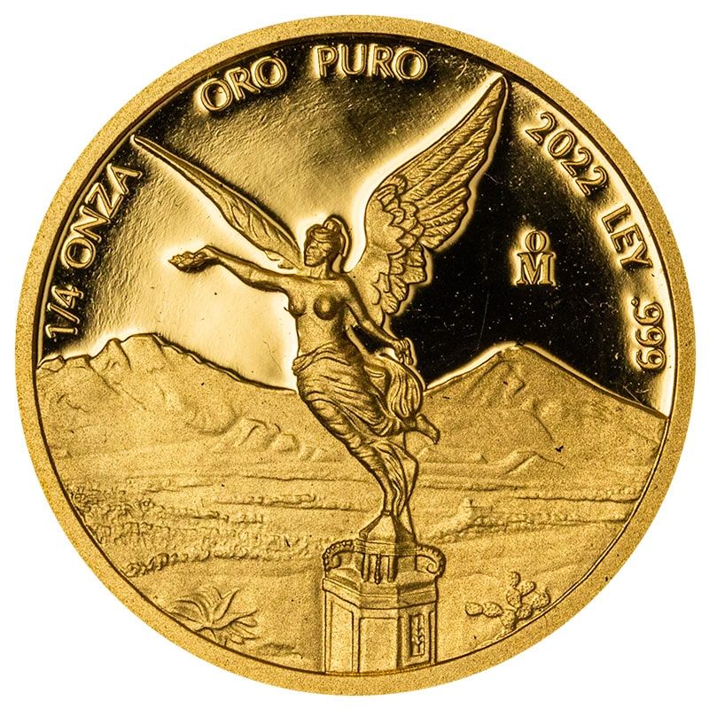 2022\u00201\u002F4\u0020oz\u0020Mexican\u0020Gold\u0020Libertad\u0020Proof\u0020Coin