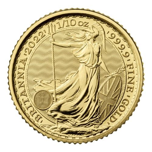 2022\u00201\u002F10\u0020oz\u0020Gold\u0020Britannia\u0020Coin
