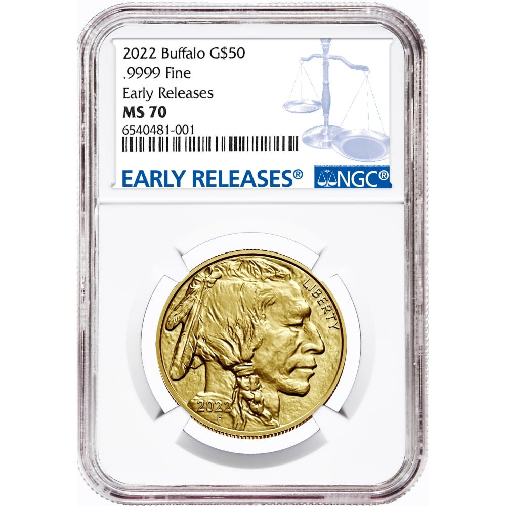 2022\u0020US\u0020Gold\u0020Buffalo\u0020NGC\u0020MS\u002D70\u0020Early\u0020Release\u00201\u0020oz\u0020Coin