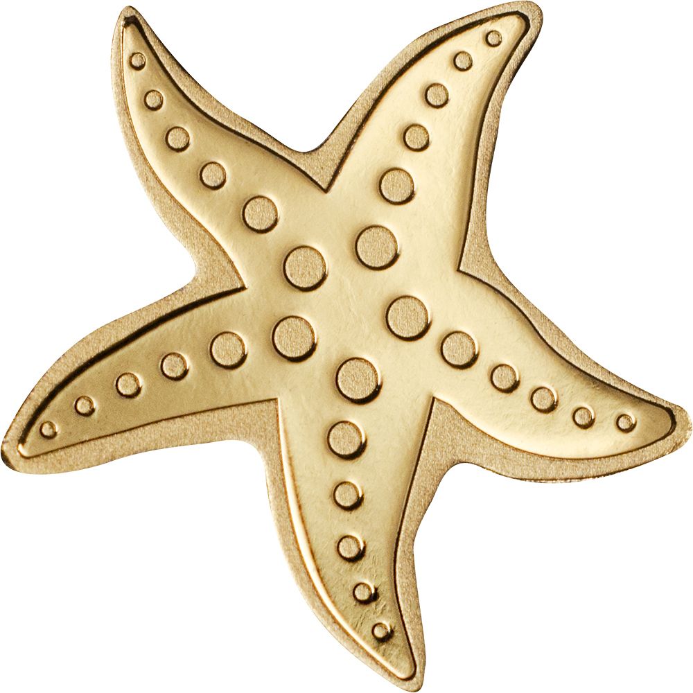 CIT\u0020Gold\u0020Starfish\u00200.5\u0020Gram\u0020Coin