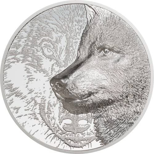 2021\u00203\u0020oz\u0020Mongolia\u0020Mystic\u0020Wolf\u0020Proof\u0020Silver\u0020Coin
