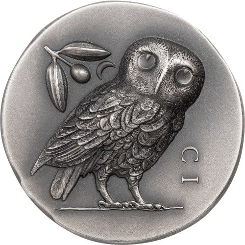 2021\u00201\u0020oz\u0020Cook\u0020Islands\u0020Athena\u0027s\u0020Owl\u0020Silver\u0020Coin